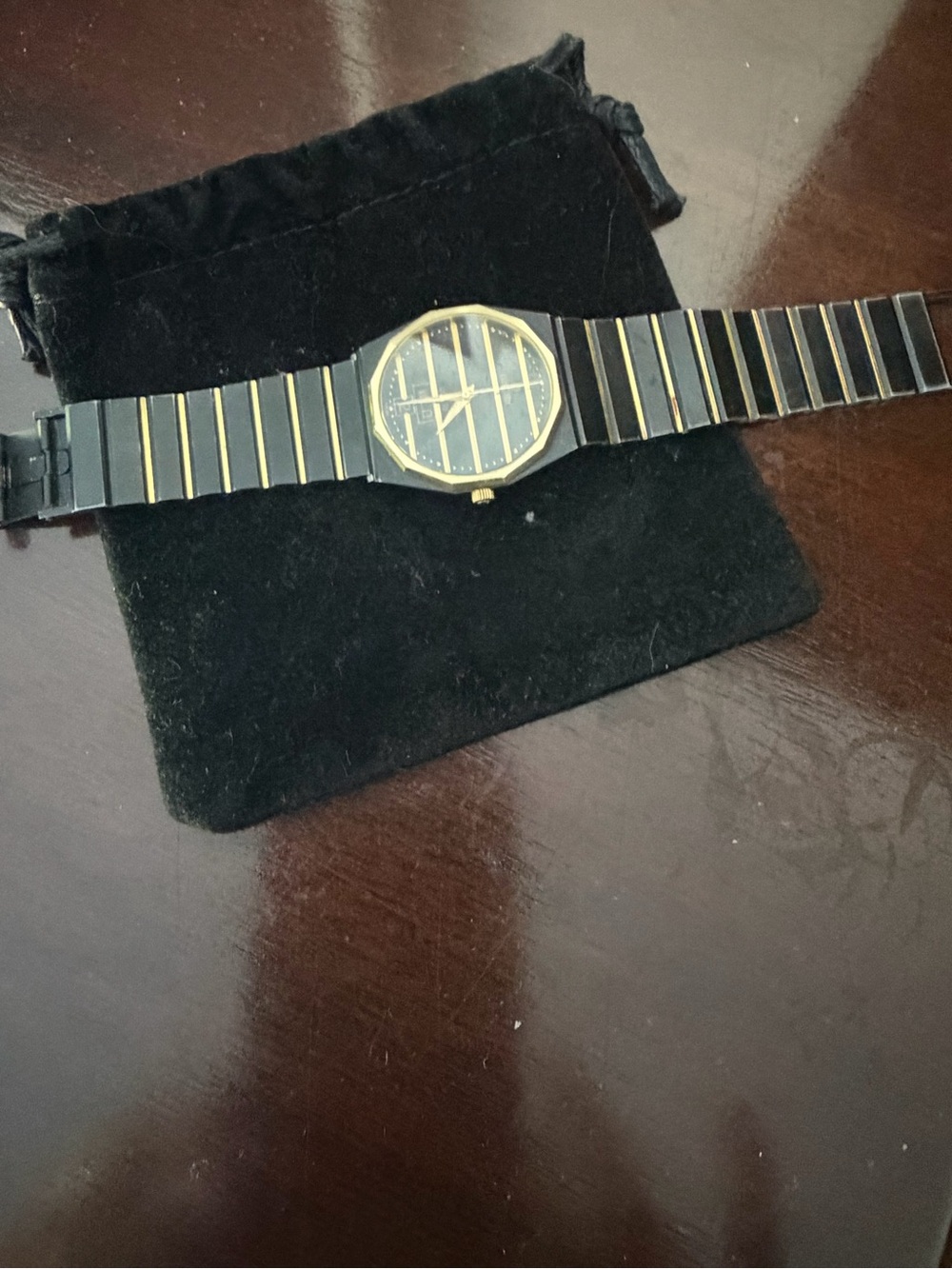 Vintage concord mariner Blk/gold men’s watch